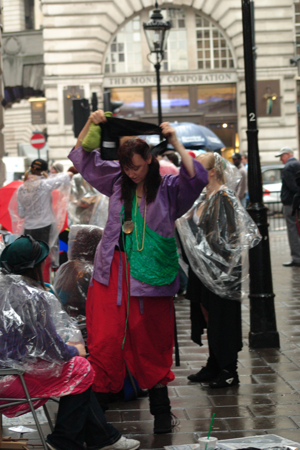 People queueing up for the Harry Potter book launch in London.