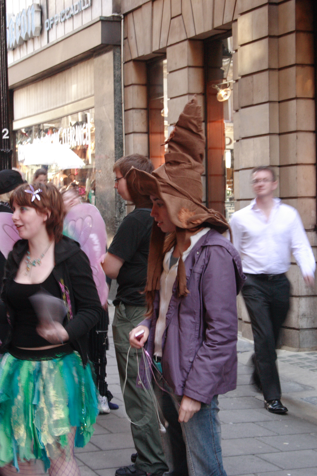 People queueing up for the Harry Potter book launch in London.