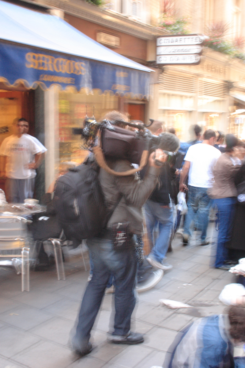 People queueing up for the Harry Potter book launch in London.