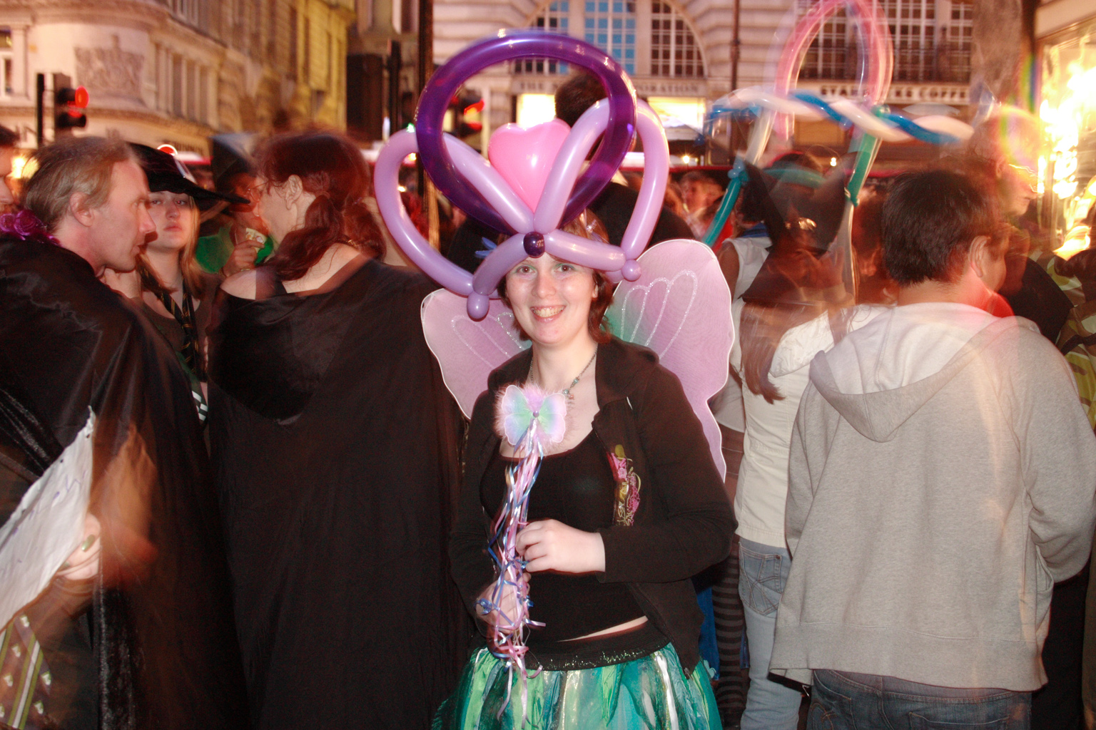 People queueing up for the Harry Potter book launch in London.