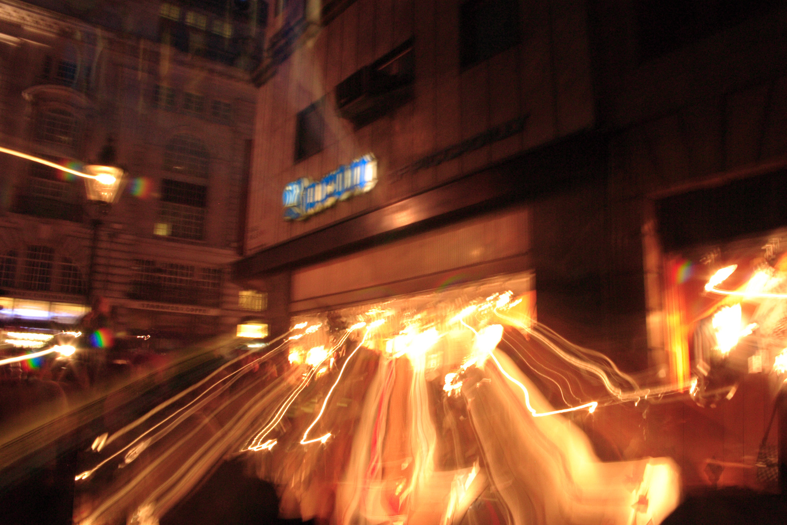 something is coming out of the window