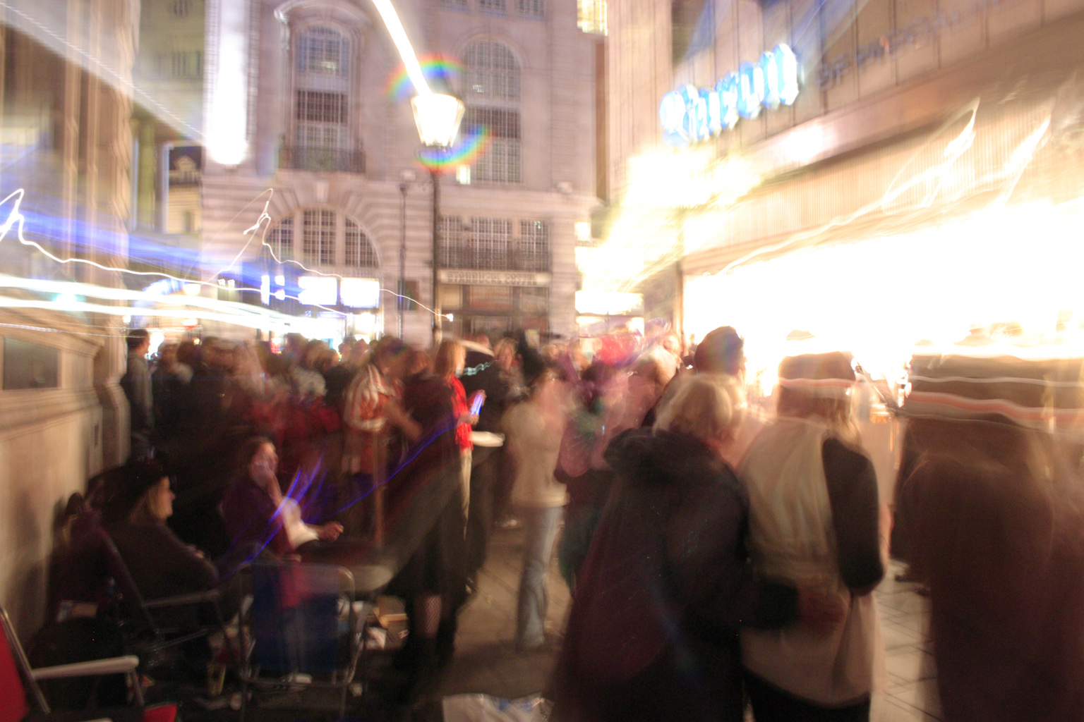 People queueing up for the Harry Potter book launch in London.