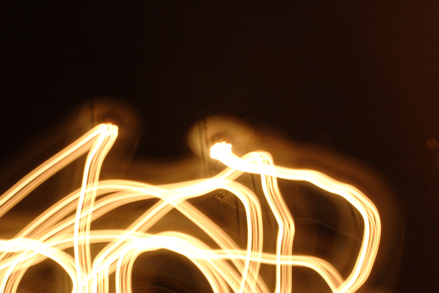 light effect from a street lamp