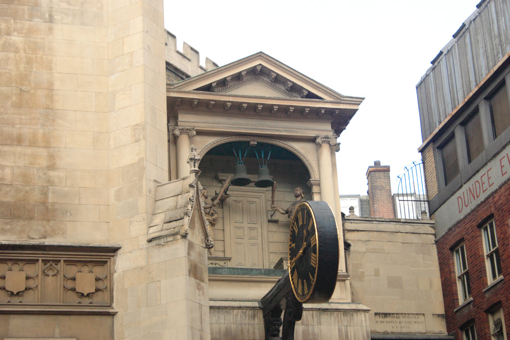 Church Clock on Fleet Street