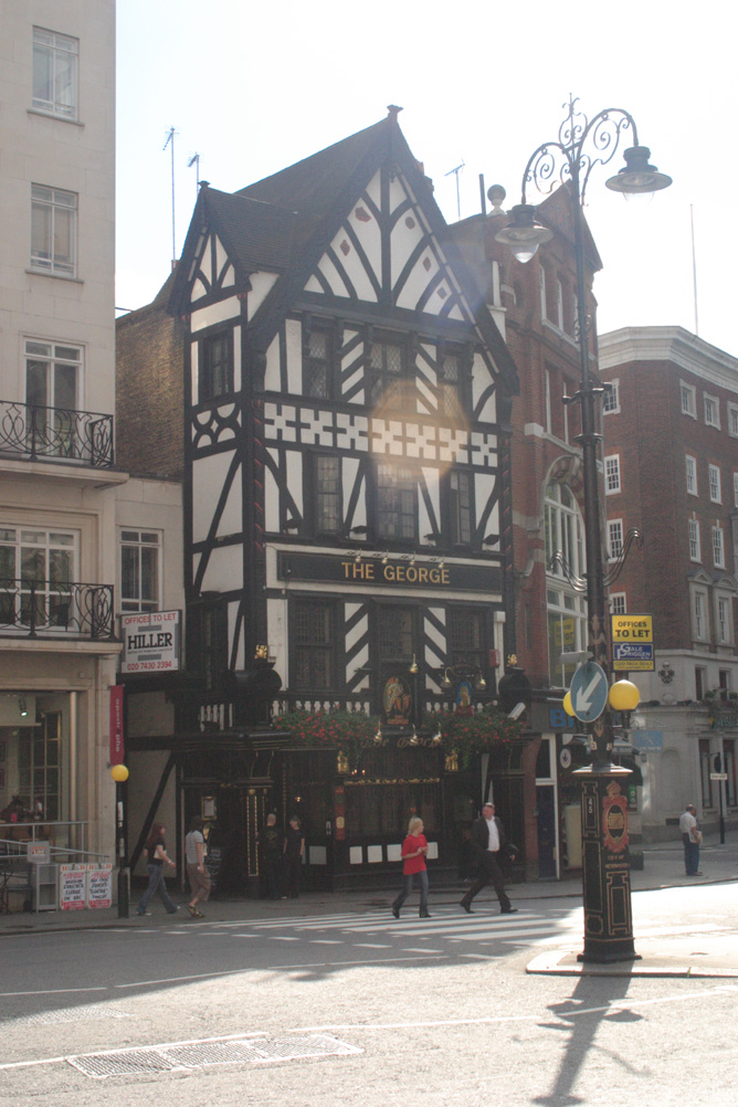 Tudor style pub on The Strand