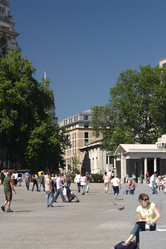 Tower Hill square just outside of the Tower of London