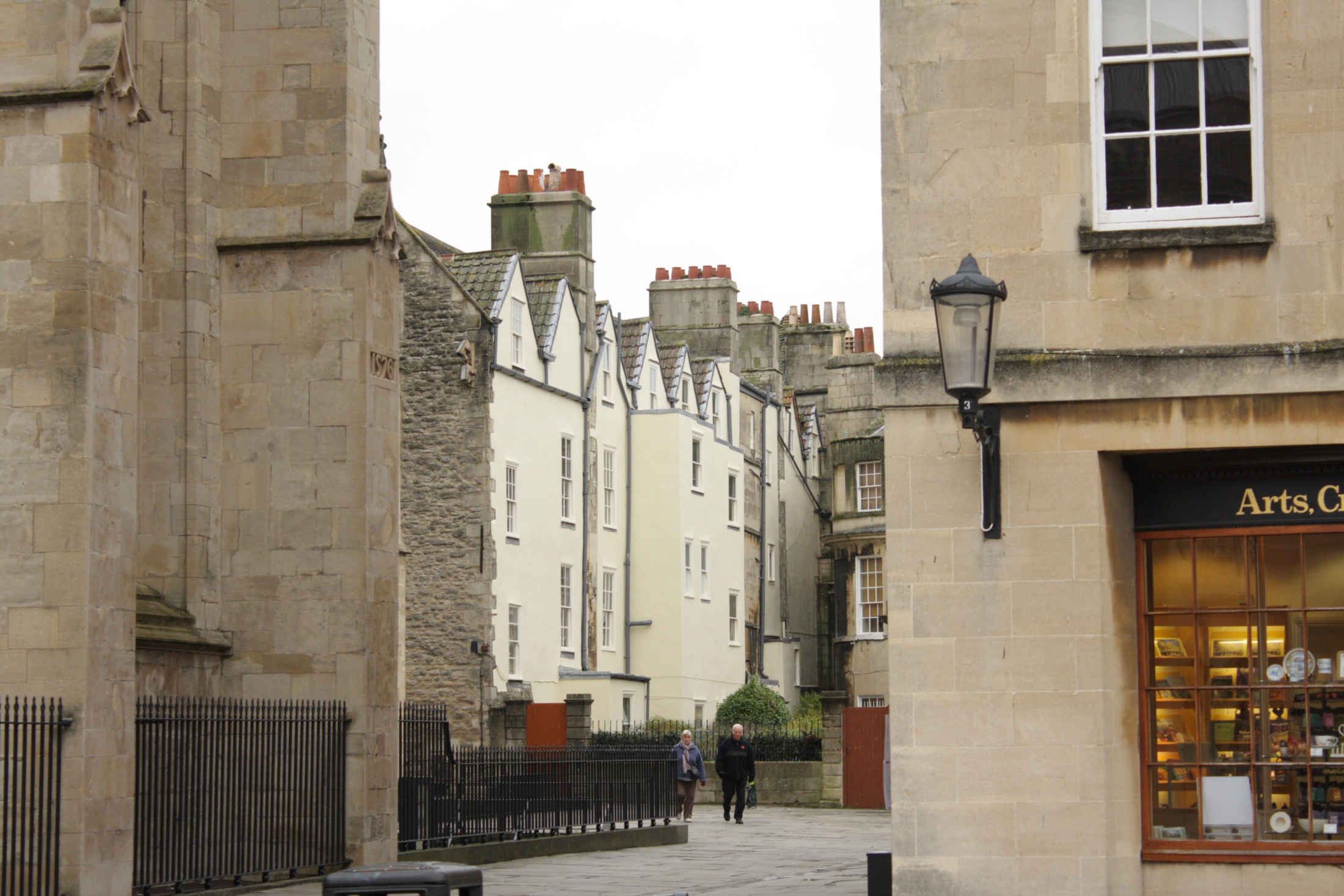 Side street next to Bath Abbey