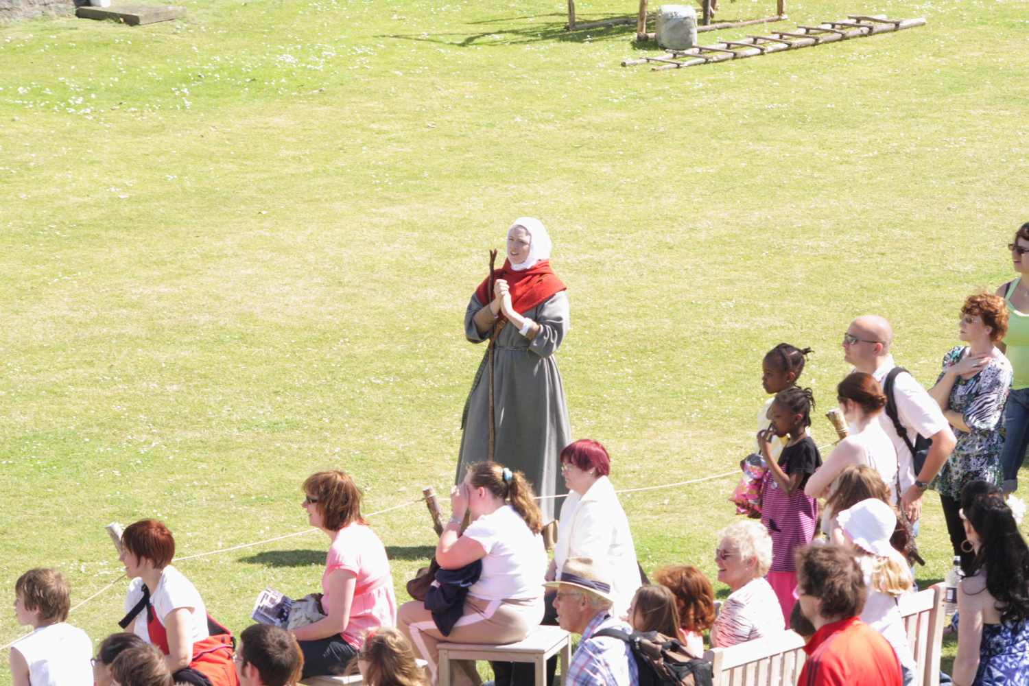 Siege Warfare demonstration at the Tower of London