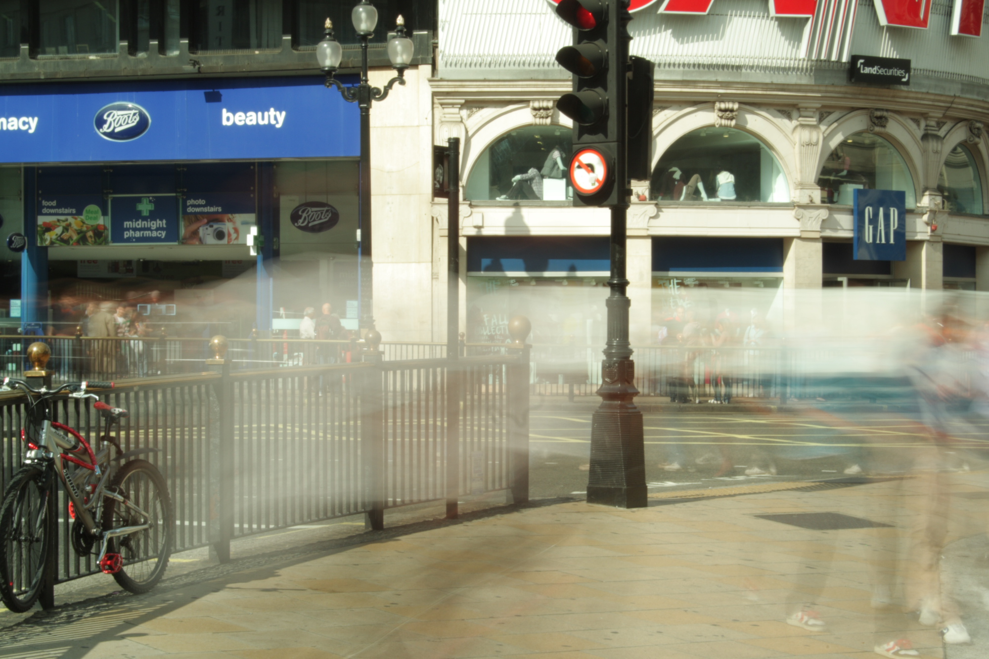 Ghosts at Picadilly Circus