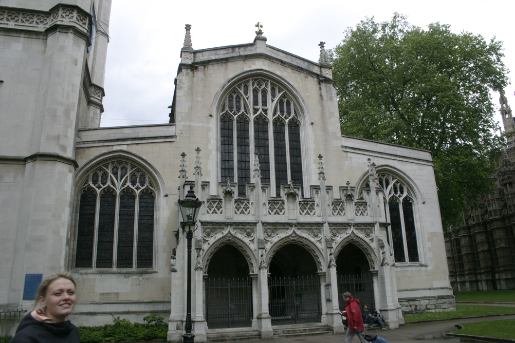 St Margarets church in Parliament Square.