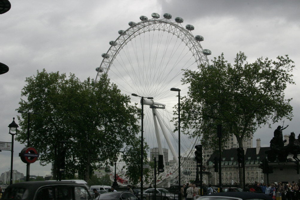 London Eye taken from Victoria Embankment